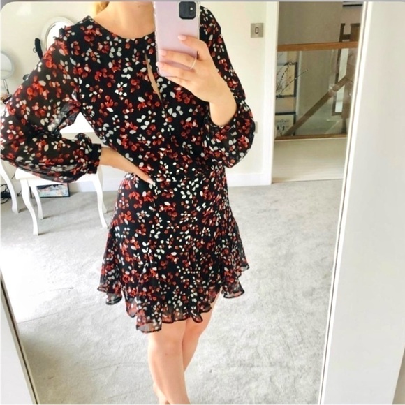 New ZARA NWOT Multicolored Printed Mini Dress - Picture 1 of 6